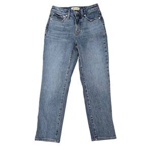 Madewell The Curvy Perfect Vintage Jeans Women's 24P Blue Denim Straight Stretch